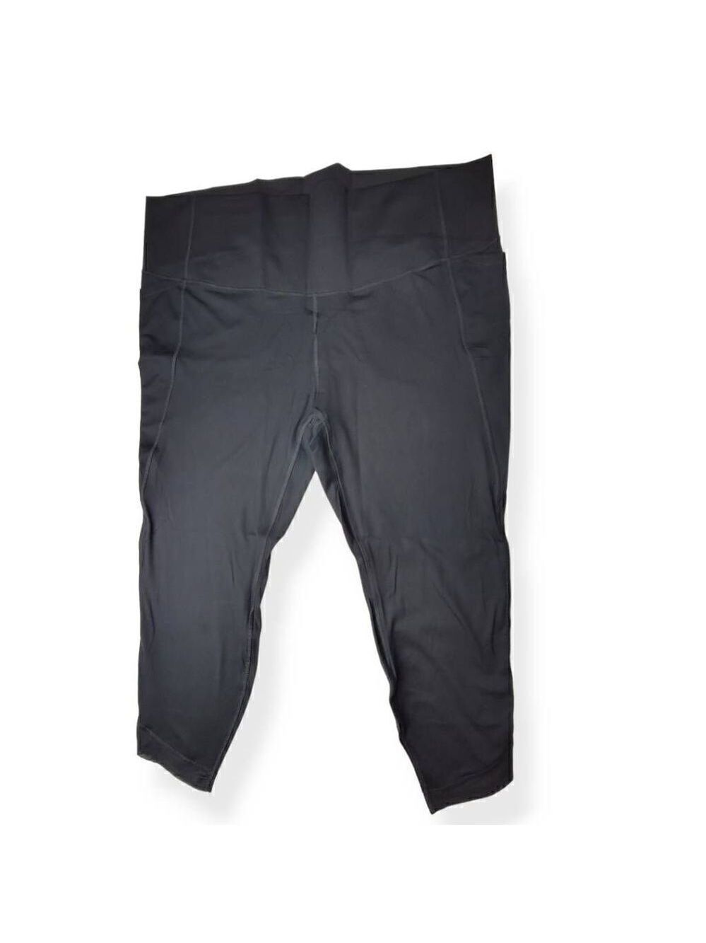 All in Motion Black Tulip hemline leggings 4X